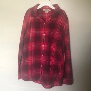 Lands’End beautiful Girls Flannel